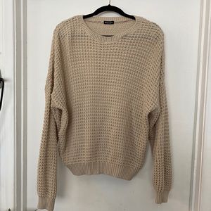 Nasty Gal Beige Sweater